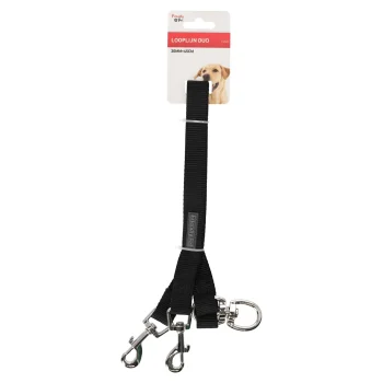 Online Friendly Pet Looplijn Duo 20mmx45cm Zwart