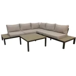 Clearance Bois Le Duc Loungeset Denice Antraciet