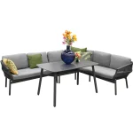 Clearance Bois Le Duc Loungeset Lariana Antraciet