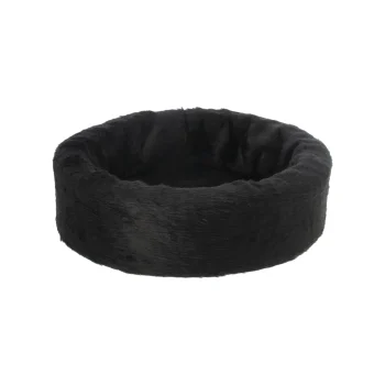 New Gebr. De Boon Mand Hond Teddy Zwart 70cm