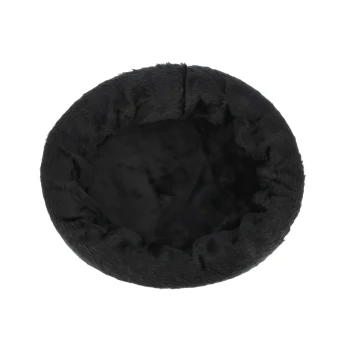 New Gebr. De Boon Mand Hond Teddy Zwart 70cm