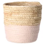 Outlet Mand Rachel Rond Roze 14 X 14 Cm