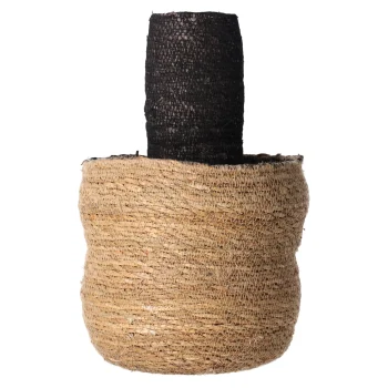 Clearance Natural Collections Mand Zeegras 22 X 38 Cm Natural Black