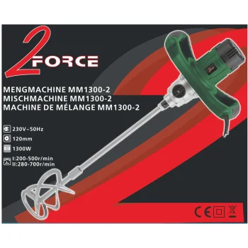Clearance 2-Force Mengmachine 1300 W - 2 Standen