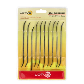 Sale Lotus Naaldvijlenset Gebogen 10-delig