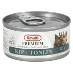 Clearance Smulti Natvoer Kat Slices Kip-tonijn 80g