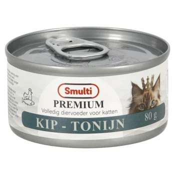 Clearance Smulti Natvoer Kat Slices Kip-tonijn 80g