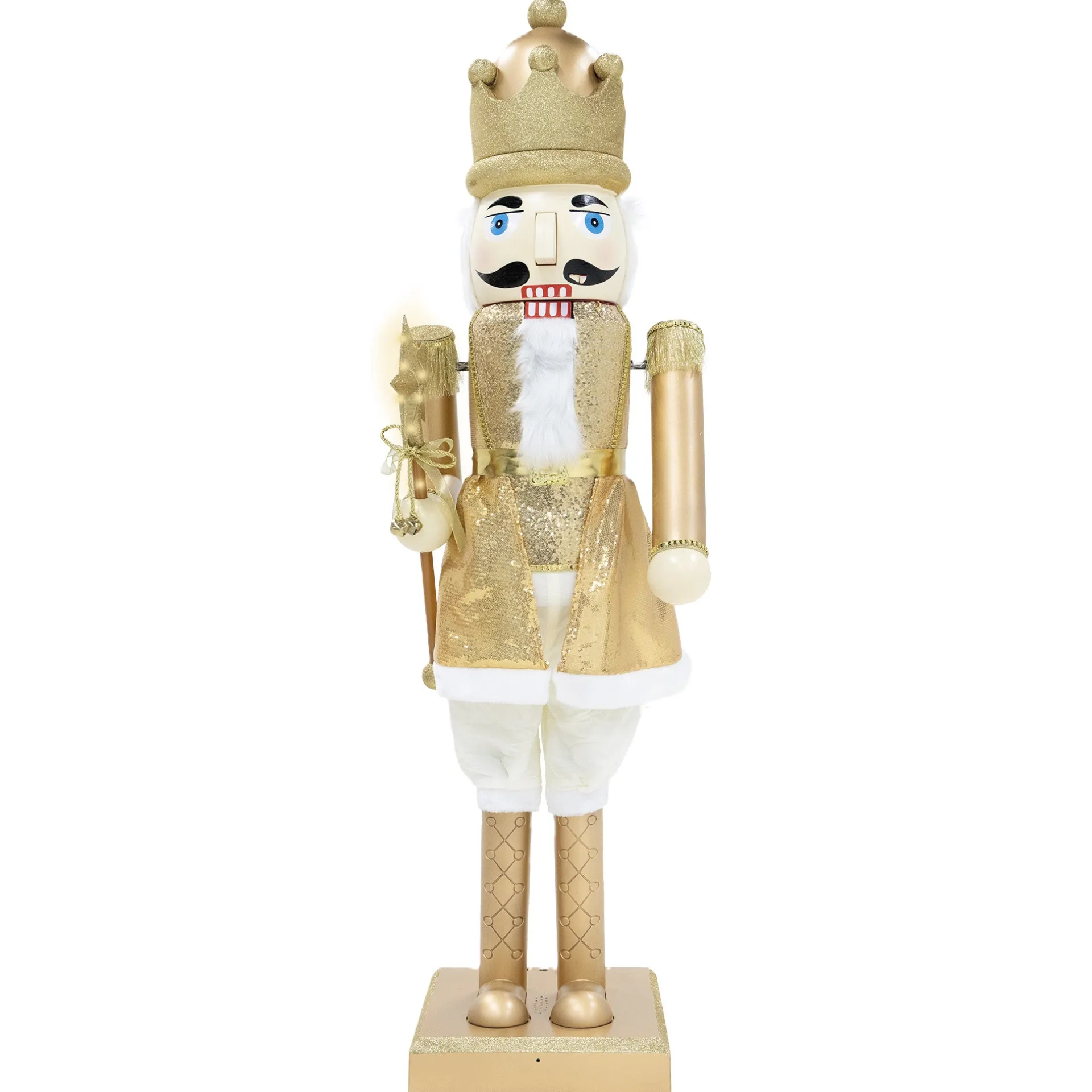 notenkraker-160cm-bewegend-met-nlYyaKAw-0.webp Online O'malley Notenkraker 160cm Bewegend Met Geluid Goud