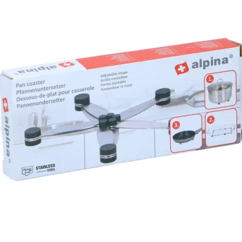 Sale Alpina Onderzetter 27.5x20.5cm RVS