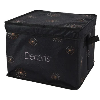 Discount Decoris Opbergdoos Kerstbal Polyester