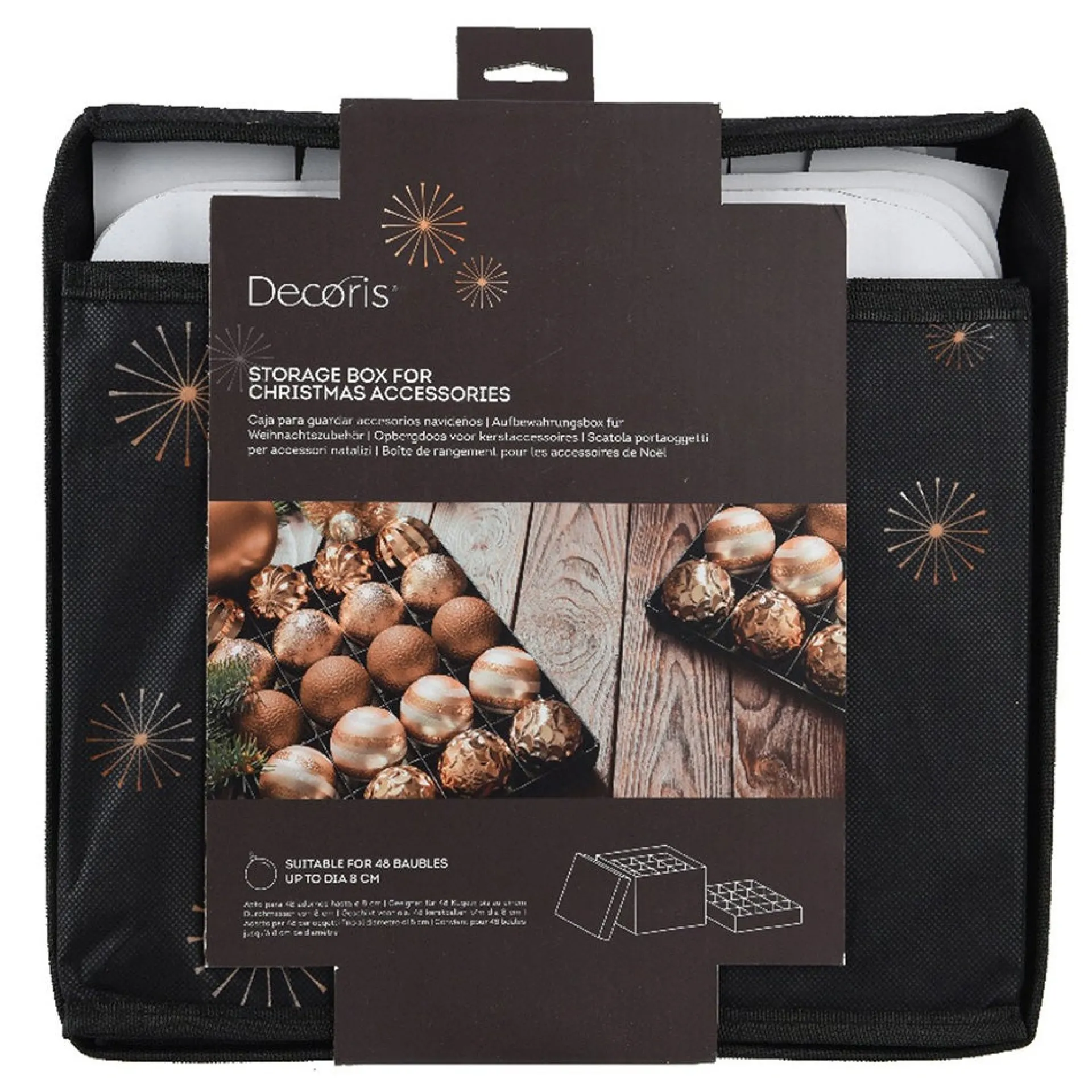 opbergdoos-kerstbal-polyester-KKZmOoWV-2.webp Discount Decoris Opbergdoos Kerstbal Polyester