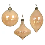 Hot Decoris Ornament Glas Amber 10 Cm