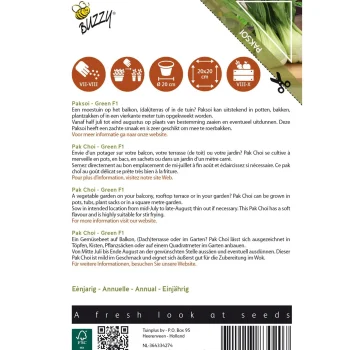 Discount Buzzy Paksoi Green