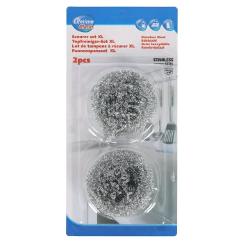 Hot Lifetime Pannenspons RVS XL 2st