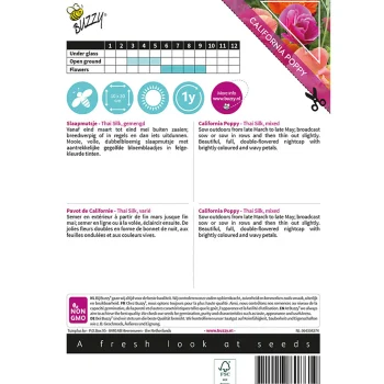 Sale Buzzy Papaver Thai Silk