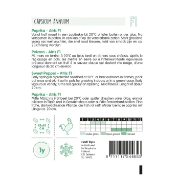 Discount Horti Tops Paprika Rossano Zaad
