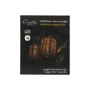 New O'malley Partylight Solar 10LED Warm Wit