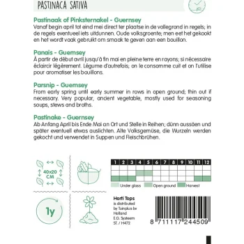 Fashion Horti Tops Pastinaak Guernsey / Pinksternakel Zaad