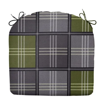 Outlet Madison Patchy Olive Zitkussen 46x48