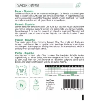 Fashion Horti Tops Peper Biquinho Zaad