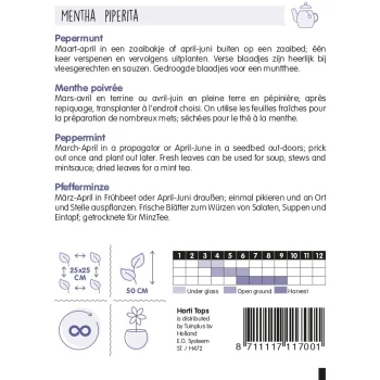 Sale Horti Tops Pepermunt Zaad