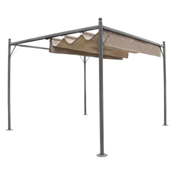 New Bois Le Duc Pergola Gatto 3x3M Taupe