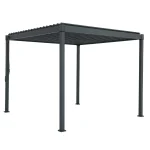 Online Mirador Pergola 80 Solid Antraciet 3x3M