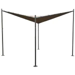 Outlet Bois Le Duc Pergola Trino 3 X 3 M Taupe