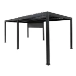 Hot Bois Le Duc Pergola Varzo Antraciet 3 X 6 M