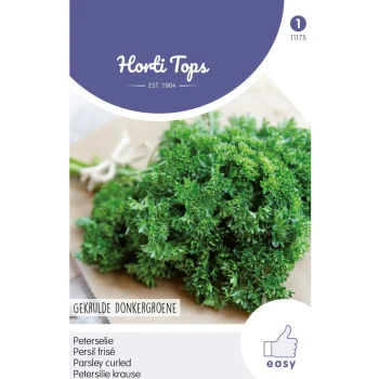 Clearance Horti Tops Peterselie Gekruld Donkergroen Zaad