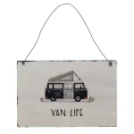 Outlet Boltze Home Plaat Vanlife 21 X 14 Cm 4 Assorti