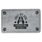 Discount Placemat Only My Dog Grijs 75 X 45 Cm