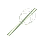 Clearance Bel Garden Plantensteun + Ringen 75cm