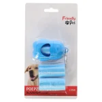 New Friendly Pet Poepzakhouder + 3st Blauw/wit