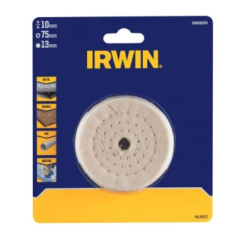 Discount Irwin Polijstschijf Katoen Ø75mm
