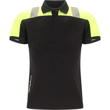 Best Cratex Poloshirt H Maurits Zwart/geel M