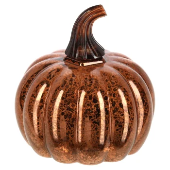 Outlet O'malley Pompoen Glas Led Bruin 11cm