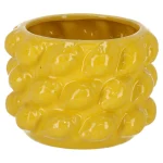 New Natural Collections Pot Citroen Keramiek Geel 18 X 13 Cm