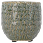 Fashion Natural Collections Pot Keramiek Groen 8 X 8 Cm