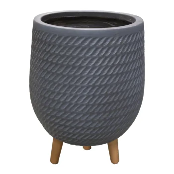 Discount Mica Decorations Pot Op Standaard Corda Grijs
