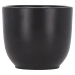 New Mica Decorations Pot Tusca Rond Zwart Mat 7 X 8 Cm