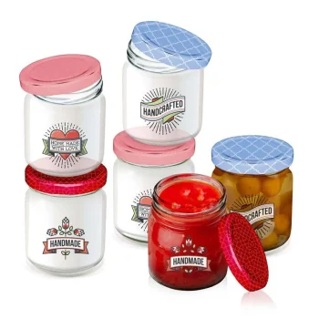 Hot Alpina Pot+schroefdop 6st Assorti