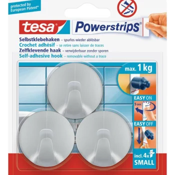 Clearance Tesa Powerstrips Haak S Rond Chroom