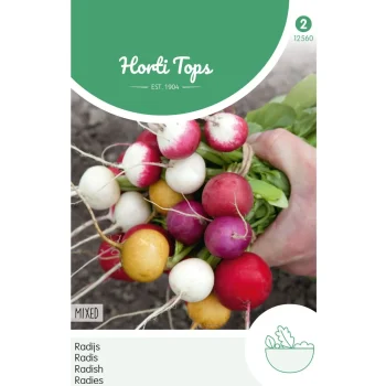 Outlet Horti Tops Radijs Ronde Gemengd, Zaad