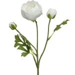 Fashion Decoris Ranonkel Wit 51 Cm