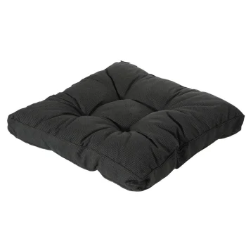 Discount Madison Rib Black F115 Loungek 60x60 Zit