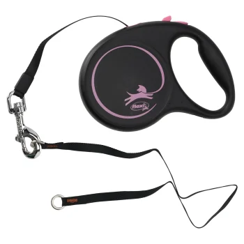 New Flexi Rollijn Black Dsgn Tape M 5M Roze