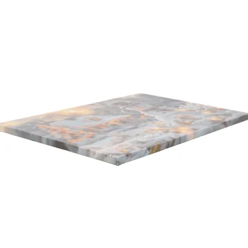 Clearance O'malley Schilderij LED Sneeuwman 60 X 40 Cm