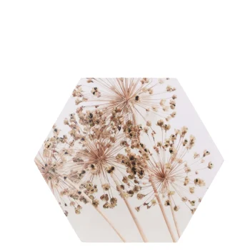 Hot Schilderij Zeshoek Print C 24 X 28 Cm Assorti