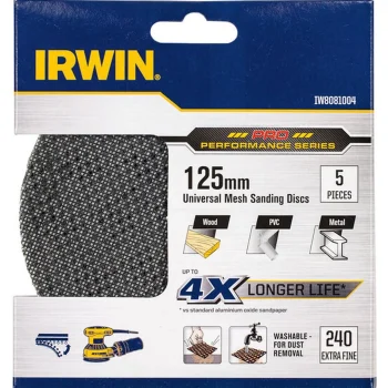 Fashion Irwin Schuurgaas Ø125mm K240 5st.